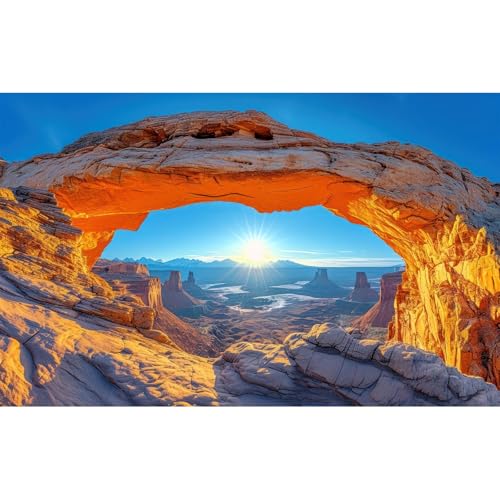 Felsen-Terrarium-Hintergrund, Wüste Gobi, klarer blauer Himmel, Reptilien-Lebensraum, Hintergrund, Oase, Bergkaktus mit Sonnenstrahlen, Aquarium-Hintergrund, natürlicher Wüstenstil, Landschaft, von Riivvdise