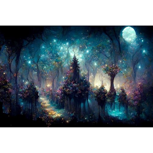 Riivvdise Mystischer dunkler Wald-Hintergrund für Aquarium, Fantasie, leuchtendes Neonlicht, Waldwelt, Terrarium, Hintergrund, geheimnisvoller Nebelwald mit Pfad, Aquarium-Hintergrund, Wald, Riivvdise Mystischer dunkler Wald-Hintergrund für Aquarium, Fantasie, leuchtendes Neonlicht, Waldwelt, Terrarium, Hintergrund, geheimnisvoller Nebelwald mit Pfad, Aquarium-Hintergrund, Wald, von Riivvdise