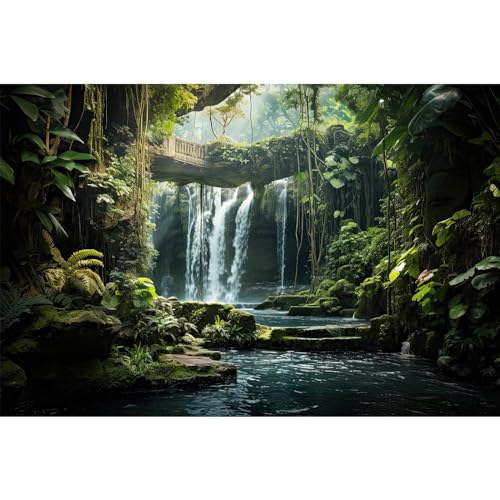 Wasserfall-Aquarium-Hintergrund, Natur, versteckte Schätze, Terrarium, Hintergrund, tropische Pflanzen, Bach, Steinbrücke, Aquarium, Hintergrund, Reptilien-Lebensraum, Tank, Tapete, Poster, Vinyl, 183 Wasserfall-Aquarium-Hintergrund, Natur, versteckte Schätze, Terrarium, Hintergrund, tropische Pflanzen, Bach, Steinbrücke, Aquarium, Hintergrund, Reptilien-Lebensraum, Tank, Tapete, Poster, Vinyl, 183 von Riivvdise