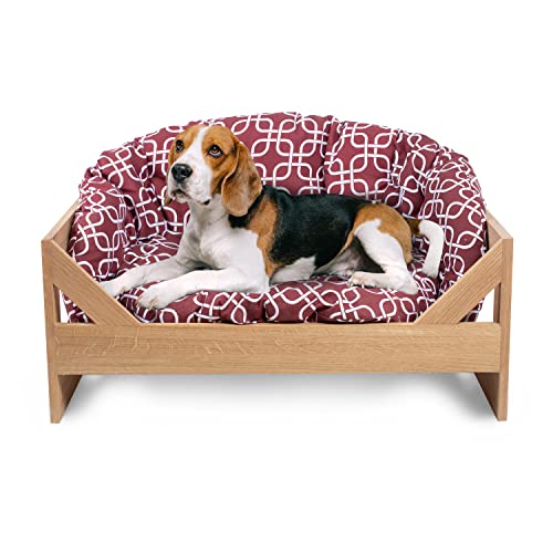 Rikmani Tierbett aus Holz, Eiche, Holzbett Hundeschlafplatz, Katzendecke, Hundebett, Hundekissen, Schlafplatz für Hunde, Hundesofa, Katzensofa, größe m Rikmani Tierbett aus Holz, Eiche, Holzbett Hundeschlafplatz, Katzendecke, Hundebett, Hundekissen, Schlafplatz für Hunde, Hundesofa, Katzensofa, größe m von Rikmani