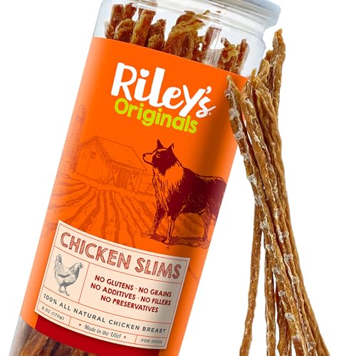 Keyoung Riley's Hühnerstreifen für Hunde – USA angebaute einzelne Zutaten Hundeleckerli – dehydrierte echtes Fleisch Huhn Hund Leckerlis natürliche Hühnerstäbchen Hund Jerky Leckereien 170 ml Keyoung Riley's Hühnerstreifen für Hunde – USA angebaute einzelne Zutaten Hundeleckerli – dehydrierte echtes Fleisch Huhn Hund Leckerlis natürliche Hühnerstäbchen Hund Jerky Leckereien 170 ml von Riley's