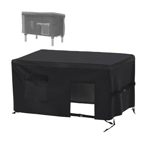 Rilime Outdoor Katzenhausabdeckung für GDLF für Ciokee (nur Abdeckung), Outdoor Katzenhausabdeckung, Feral Cat House Cover, 87,6 cm L x 54,6 cm B x 69,1 cm H von Rilime
