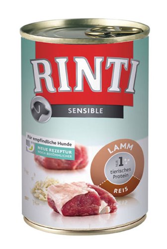 24er Pack Rinti Sensible Lamm & Reis 400g 24er Pack Rinti Sensible Lamm & Reis 400g von Rinti