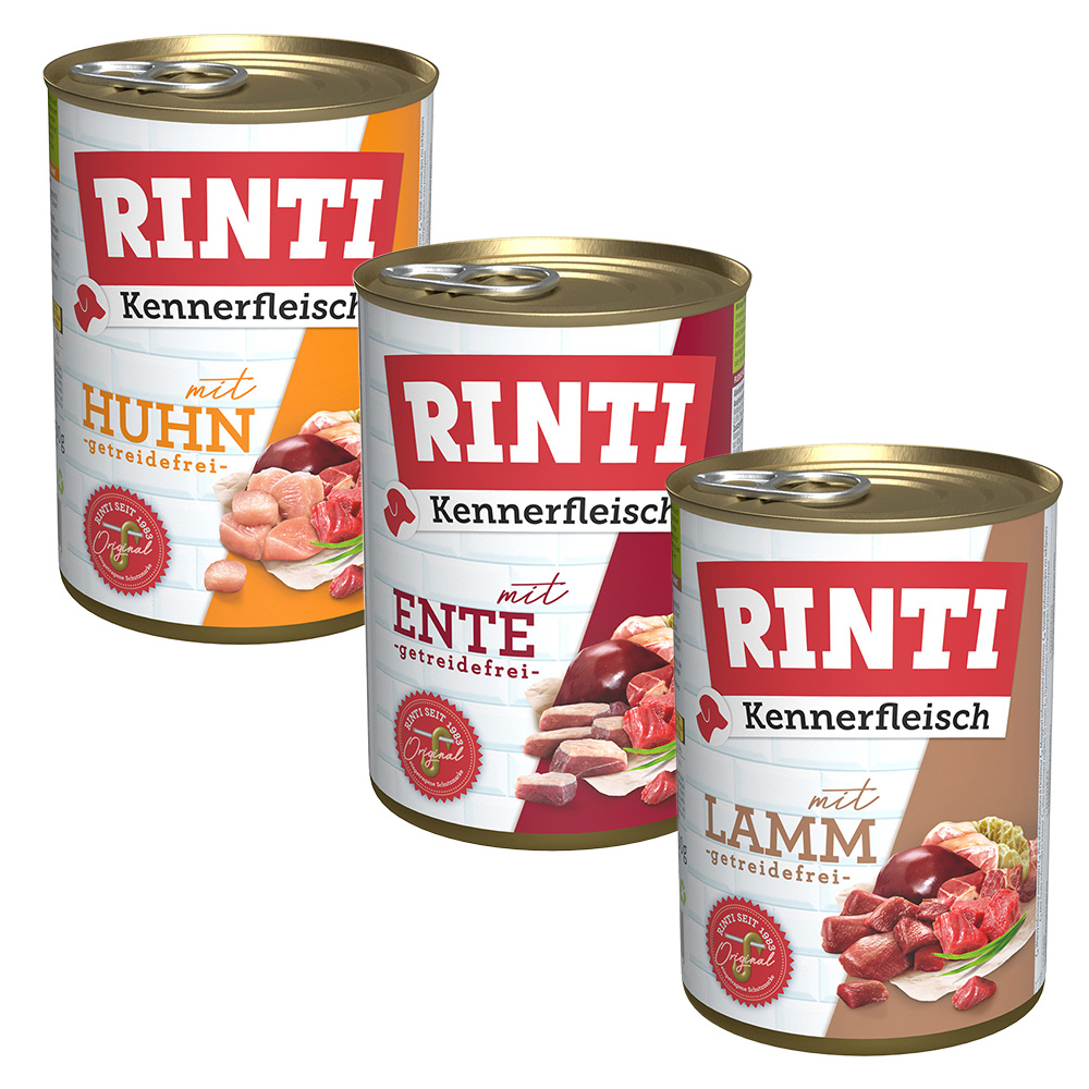 6 x 400 g RINTI Probiermix - Kennerfleisch Mix II von Rinti