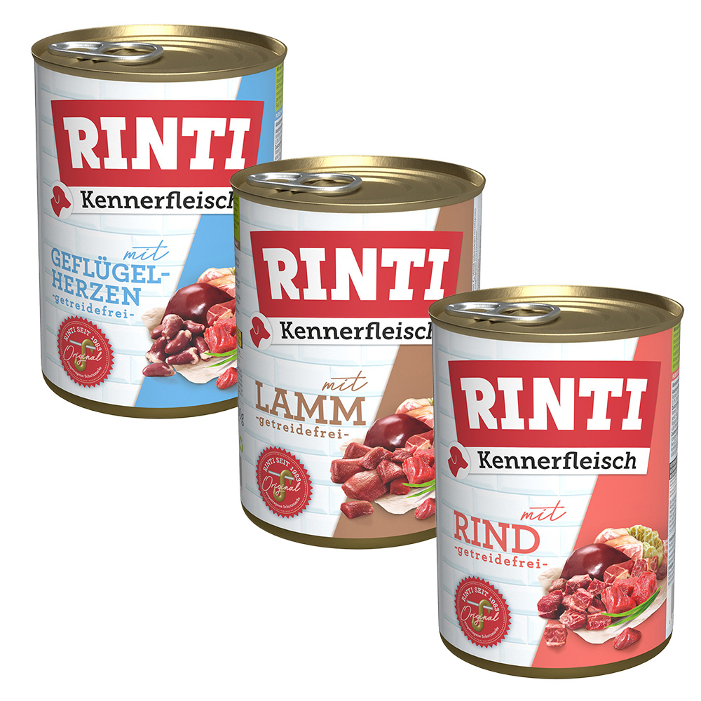 6 x 400 g RINTI Probiermix - Kennerfleisch Mix III von Rinti