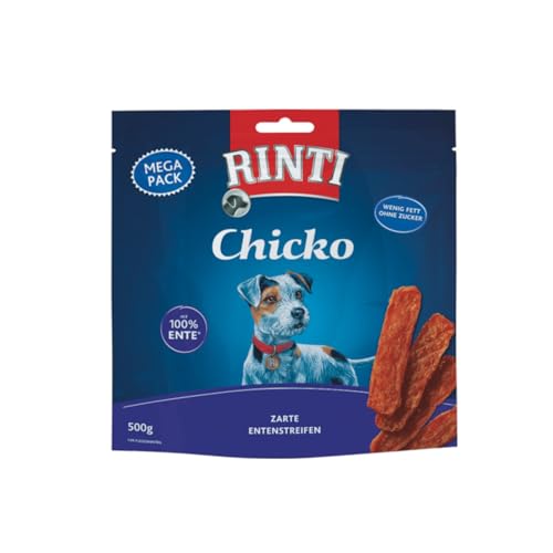 Rinti Chicko zarte Entenstreifen | 500 g | Snack für Hunde | Aus frischer Entenbrust zubereitet | Ohne Fleischmehle und Soja | Schonend luftgetrocknet und leicht bekömmlich Rinti Chicko zarte Entenstreifen | 500 g | Snack für Hunde | Aus frischer Entenbrust zubereitet | Ohne Fleischmehle und Soja | Schonend luftgetrocknet und leicht bekömmlich von Rinti