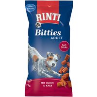 RINTI Bitties Adult - 6 x 75 g Huhn & Kalb von Rinti
