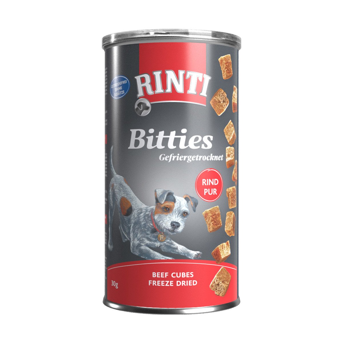 RINTI Bitties Rind Pur gefriergetrocknet 6x30g von Rinti