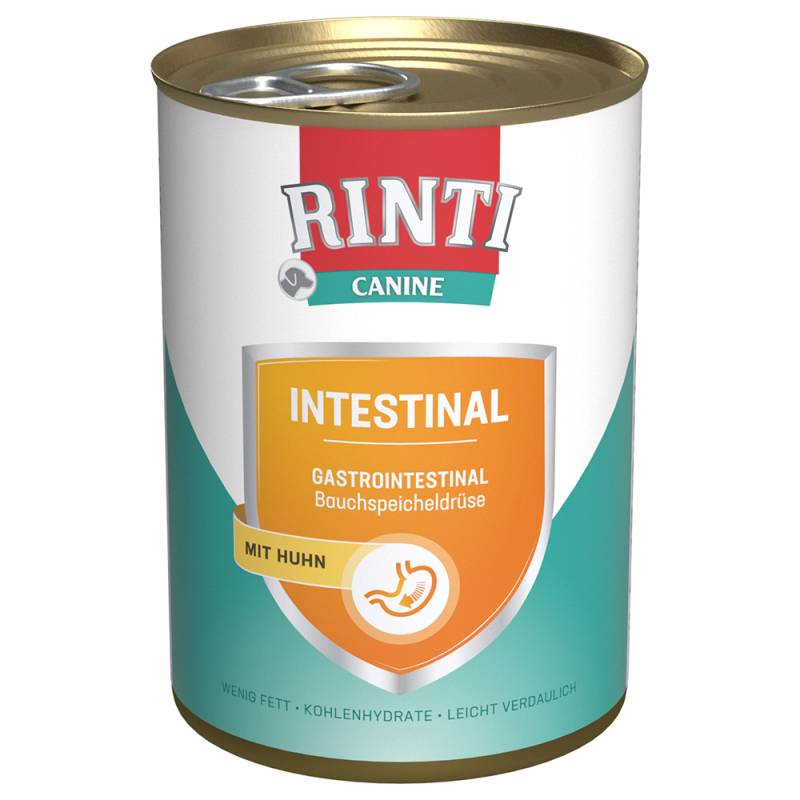 RINTI Canine Intestinal mit Huhn 400 g - Sparpaket: 24 x 400 g von Rinti