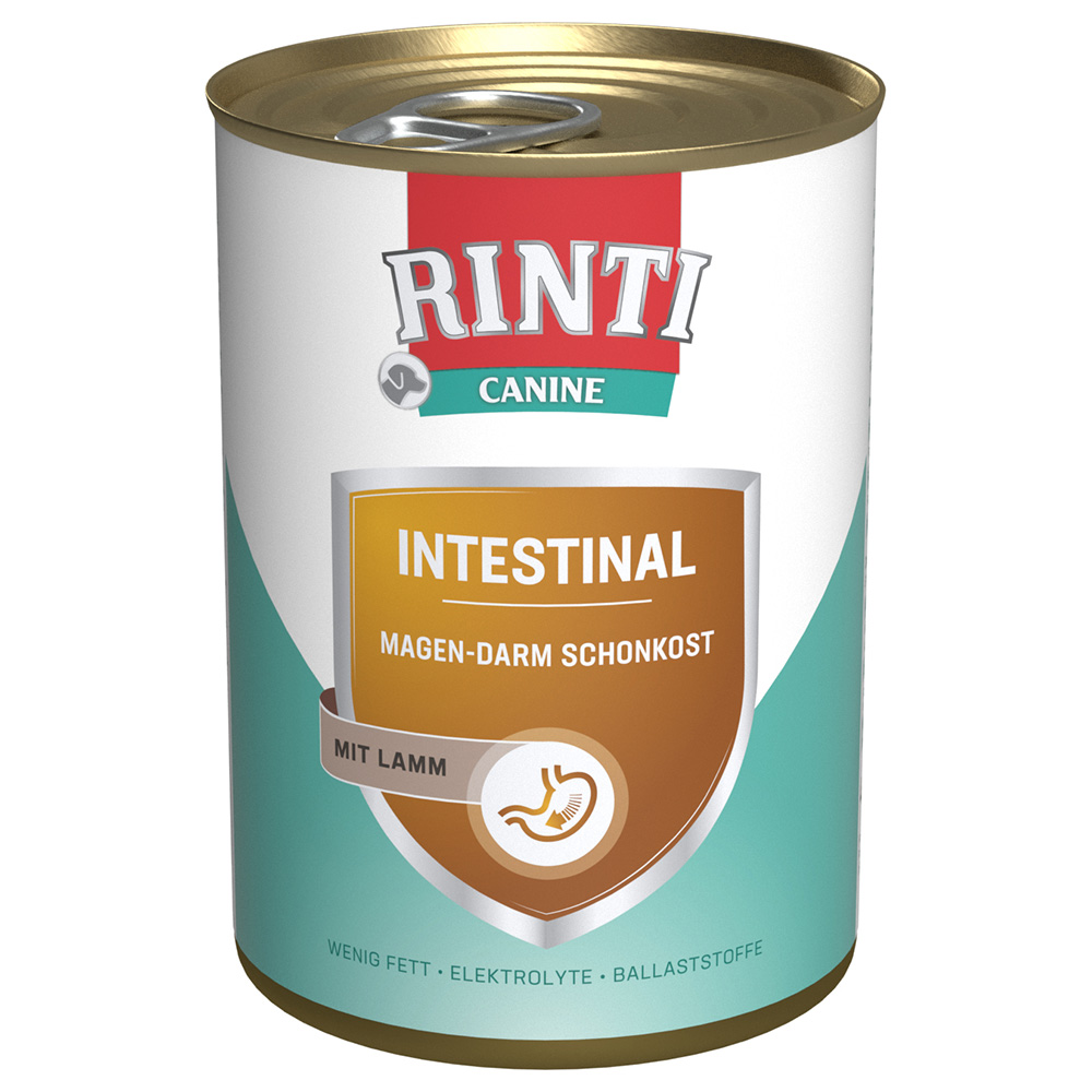RINTI Canine Intestinal mit Lamm 400 g - Sparpaket: 24 x 400 g von Rinti