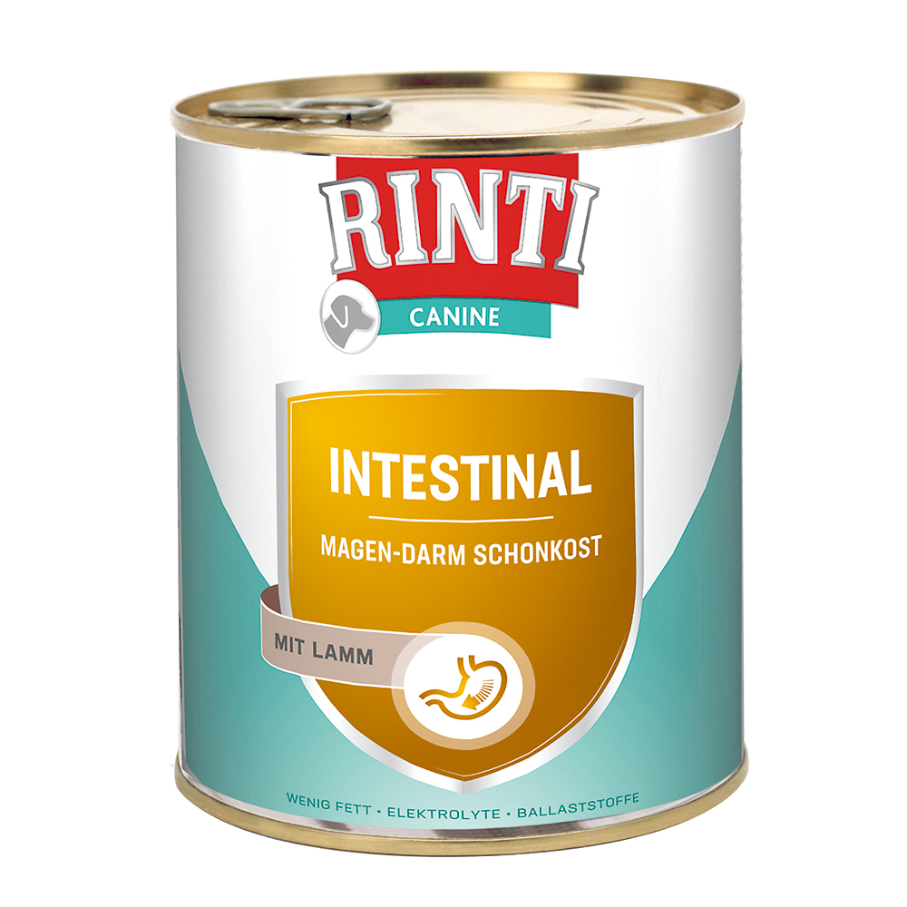 RINTI Canine Intestinal mit Lamm 800 g - Sparpaket: 24 x 800 g von Rinti
