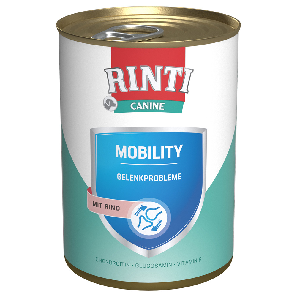 RINTI Canine Mobility mit Rind 400 g - Sparpaket: 24 x 400 g von Rinti