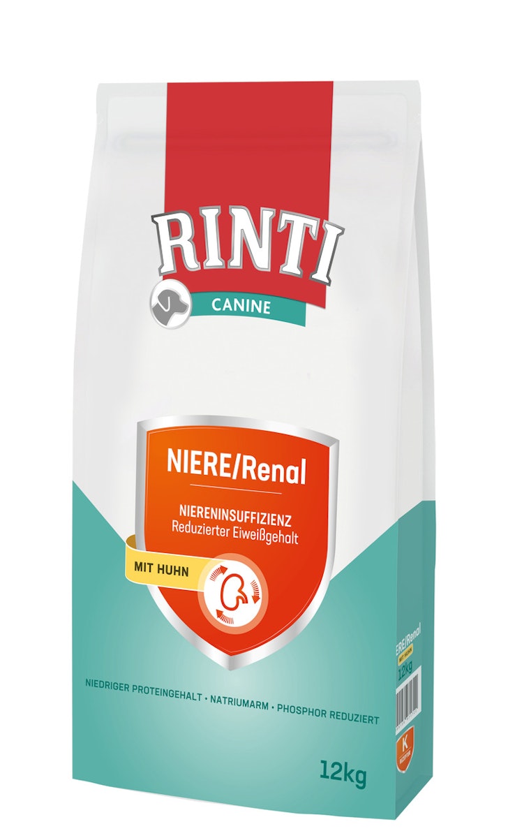 RINTI Canine Niere/Renal Huhn Hundetrockenfutter Diätnahrung von Rinti