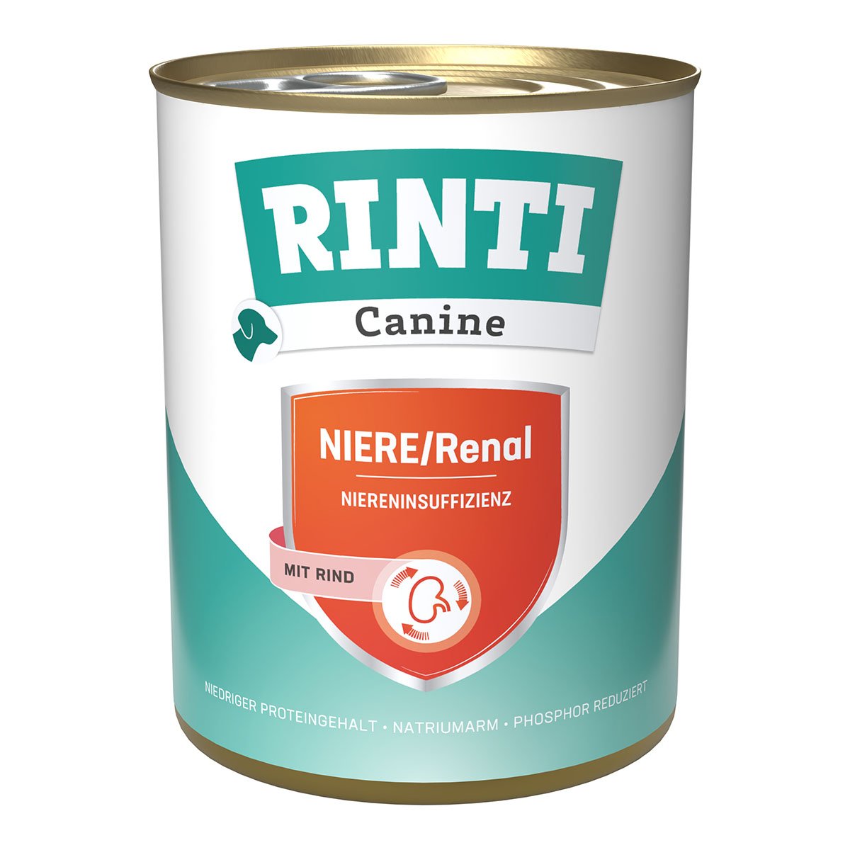 Rinti Canine Niere & Renal Rind 12x800g von Rinti