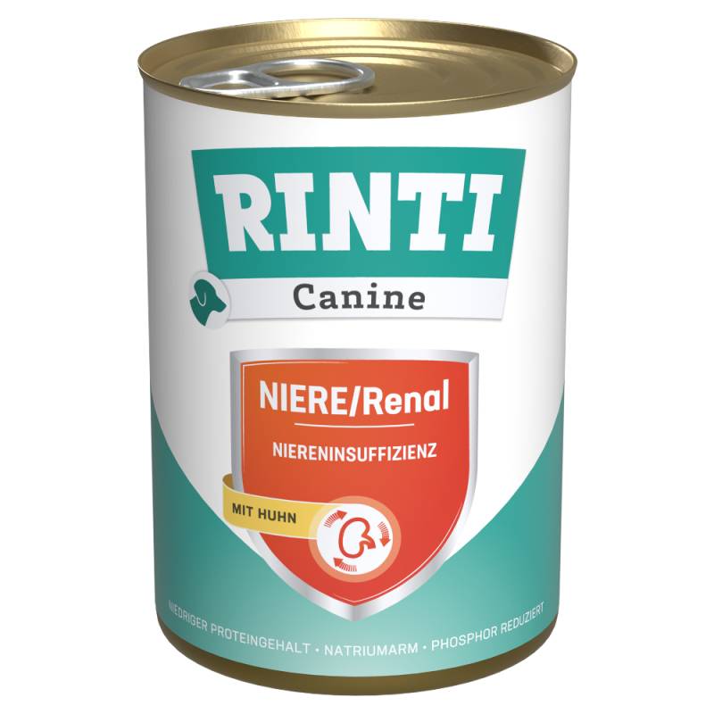 RINTI Canine Niere/Renal mit Huhn 400 g - Sparpaket: 24 x 400 g von Rinti