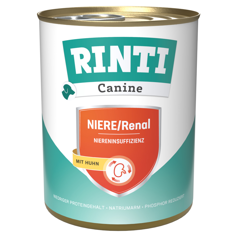 RINTI Canine Niere/Renal mit Huhn 800 g - 6 x 800 g RINTI Canine Niere/Renal mit Huhn 800 g - 6 x 800 g von Rinti