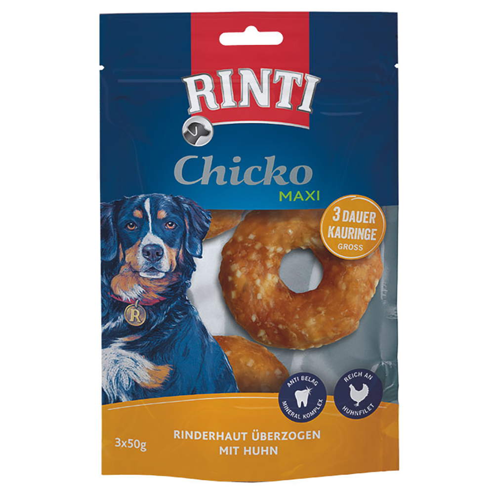 RINTI Chicko Dauer-Kauringe Groß Sparpaket: 6 x 50 g von Rinti