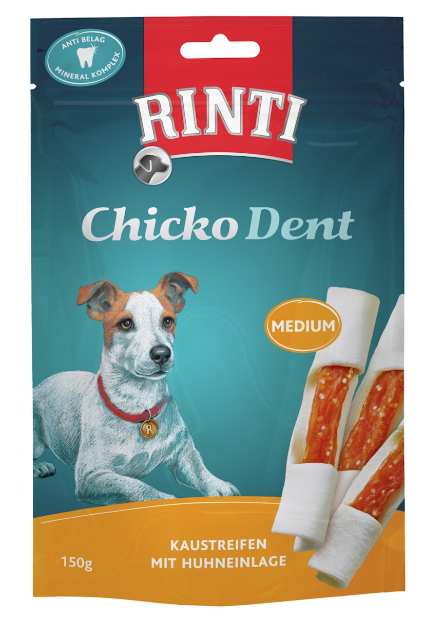 RINTI Chicko Dent Kausticks 150g Hundesnacks von Rinti