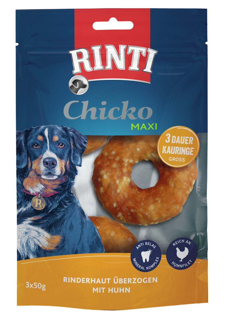 RINTI Chicko Kauring mit Huhn Hundesnack von Rinti