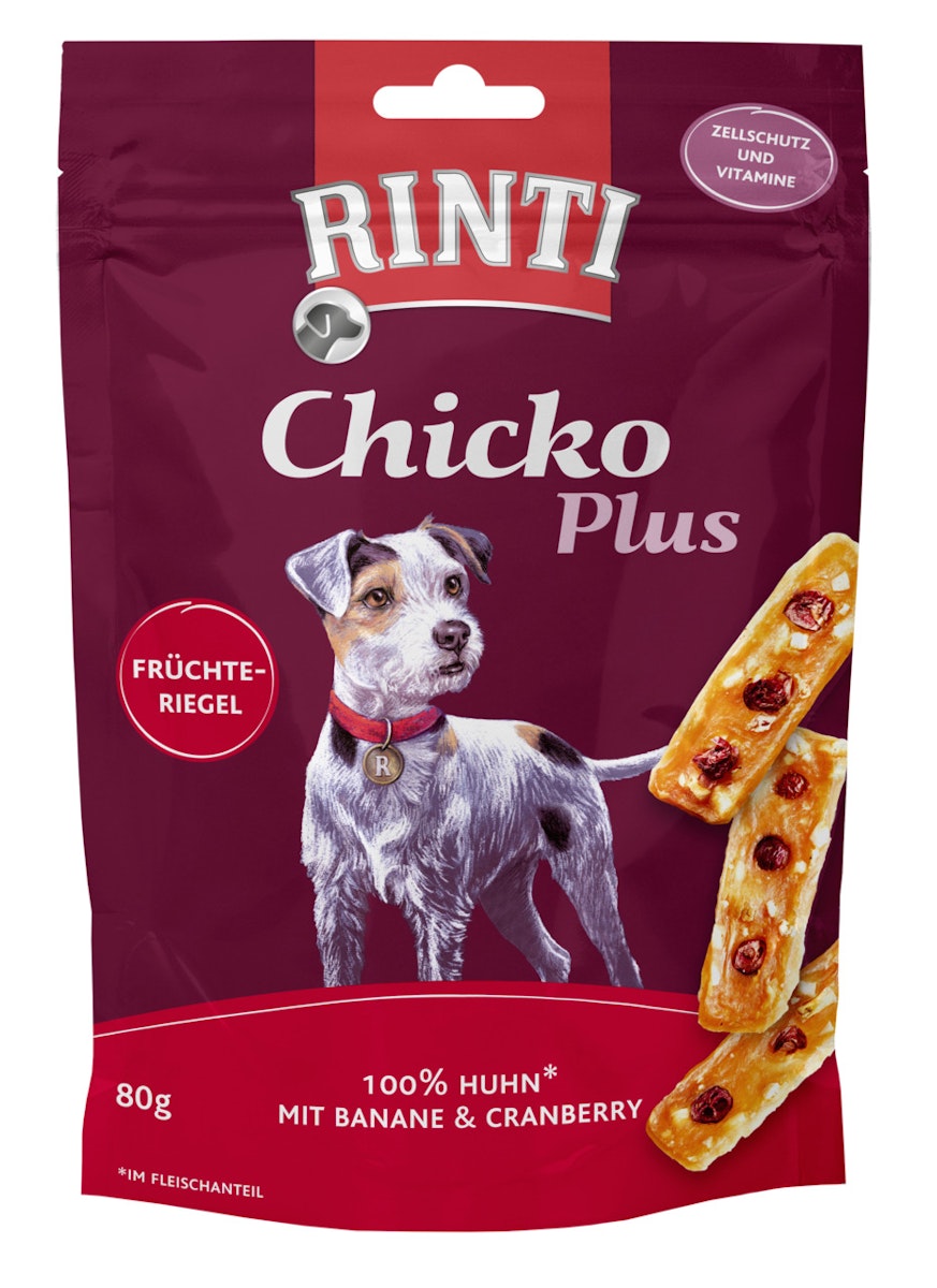 RINTI Chicko Plus 80 Gramm Hundesnacks von Rinti