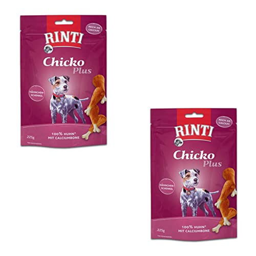 RINTI Chicko Plus HÄHNCHENSCHENKEL mit Calcium für Hunde - Doppelpack - 2 x 225g RINTI Chicko Plus HÄHNCHENSCHENKEL mit Calcium für Hunde - Doppelpack - 2 x 225g von Rinti