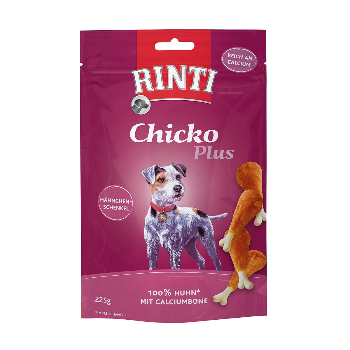 RINTI Chicko Plus Hähnchenschenkel 225g RINTI Chicko Plus Hähnchenschenkel 225g von Rinti