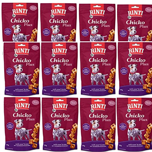 RINTI Chicko Plus KÄSE-SCHINKEN-WÜRFEL für ausgewachsene Hunde - VOLLE VE - 12 x 80g RINTI Chicko Plus KÄSE-SCHINKEN-WÜRFEL für ausgewachsene Hunde - VOLLE VE - 12 x 80g von Rinti