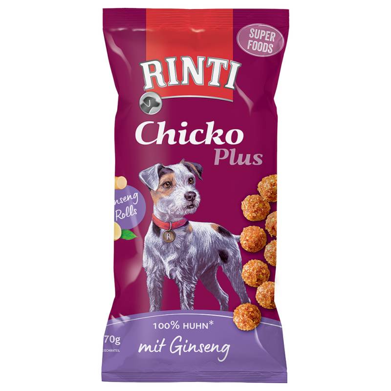 RINTI Chicko Plus Superfoods mit Ginseng - Sparpaket: 12 x 70 g von Rinti