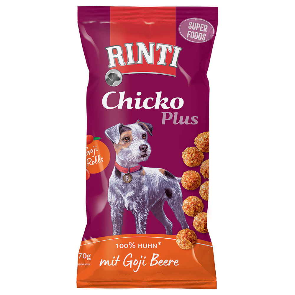 RINTI Chicko Plus Superfoods & Goji Beere - Sparpaket: 12 x 70 g von Rinti