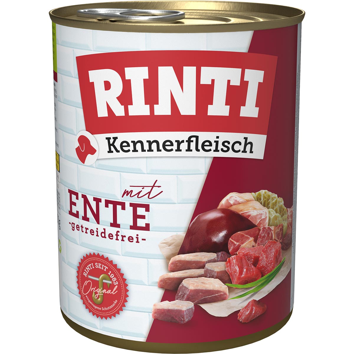 Rinti Kennerfleisch Ente 12x800g von Rinti