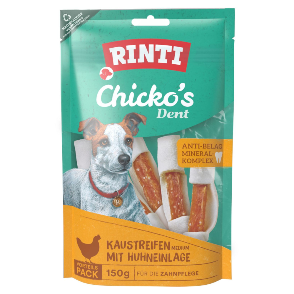 RINTI Extra Chicko Dent Huhn Medium - 150 g von Rinti