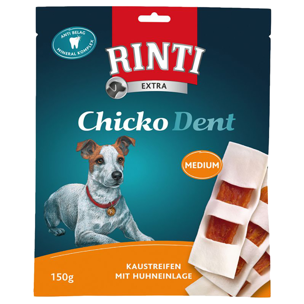 RINTI Extra Chicko Dent Huhn Medium - Sparpaket: 2 x 150 g von Rinti