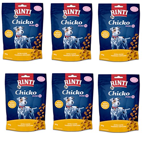 RINTI Extra Chicko Mini XS mit Huhn für kleine Hunde - Bundle - 6 x 80g RINTI Extra Chicko Mini XS mit Huhn für kleine Hunde - Bundle - 6 x 80g von Rinti