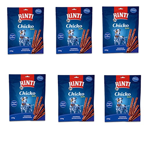 RINTI Extra Chicko Slim Ente für Hunde - Bundle - 6 x 250 g von Rinti