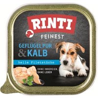 RINTI Feinest Adult Geflügel pur und Kalb 22x150 g RINTI Feinest Adult Geflügel pur und Kalb 22x150 g von Rinti