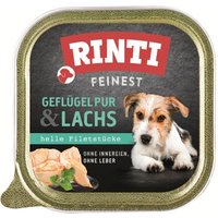 RINTI Feinest Adult Geflügel pur und Lachs 44x150 g RINTI Feinest Adult Geflügel pur und Lachs 44x150 g von Rinti