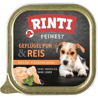 RINTI Feinest Adult Geflügel pur und Reis 22x150 g von Rinti