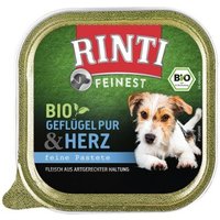 RINTI Feinest Bio Geflügel pur & Herz 44x150 g von Rinti