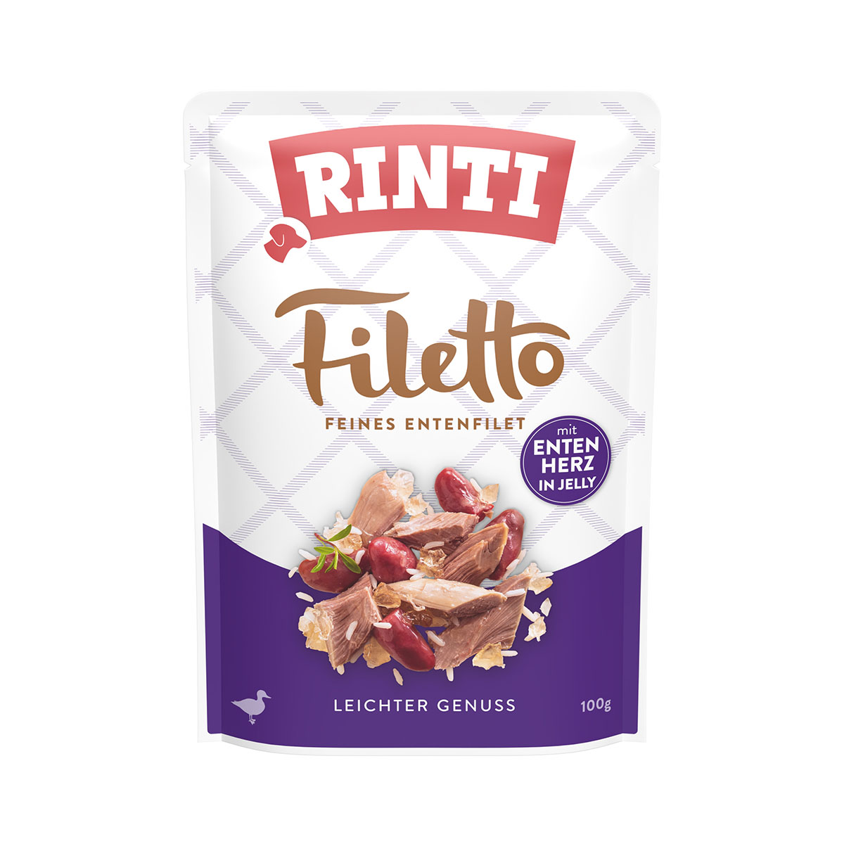 RINTI Filetto Entenfilet mit Entenherz 24x100g RINTI Filetto Entenfilet mit Entenherz 24x100g von Rinti