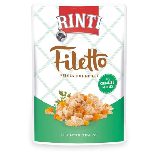 RINTI Filetto Huhnfilet mit Gemüse in Jelly 1 x 100g von Rinti
