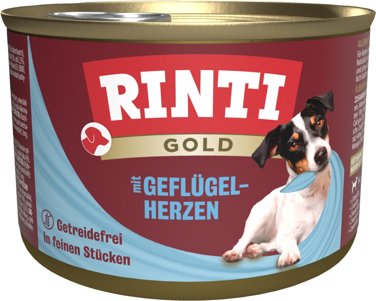 RINTI Gold 185g Dose Hundenassfutter von Rinti