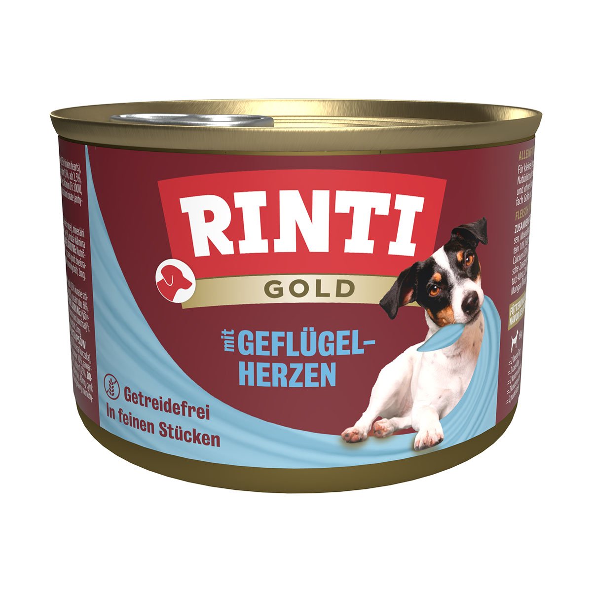 Rinti Gold mit Geflügelherzen 24x185g von Rinti
