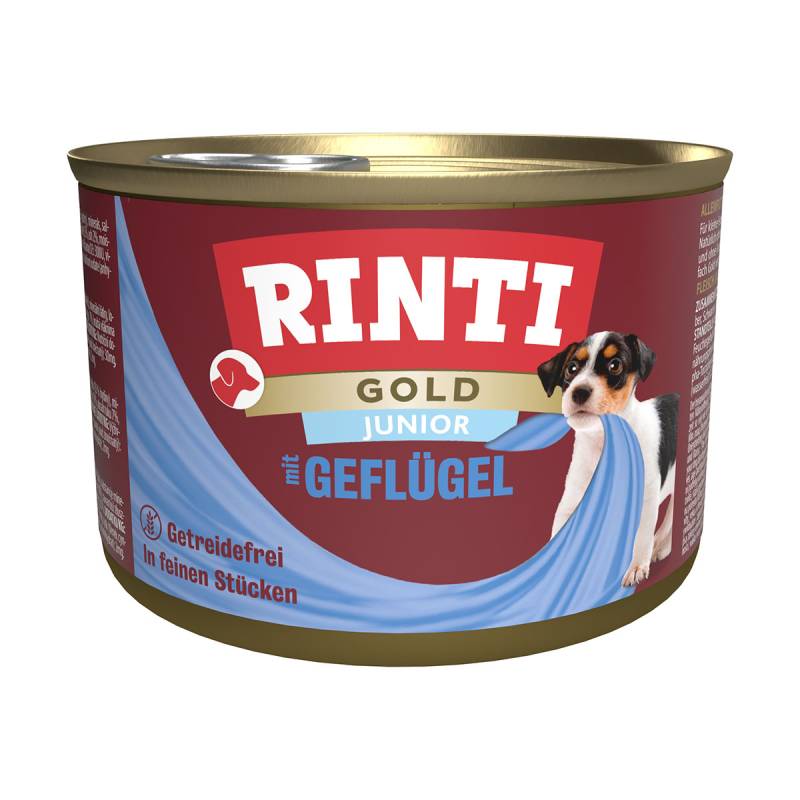 Rinti Gold Junior mit Geflügel 12x185g von Rinti