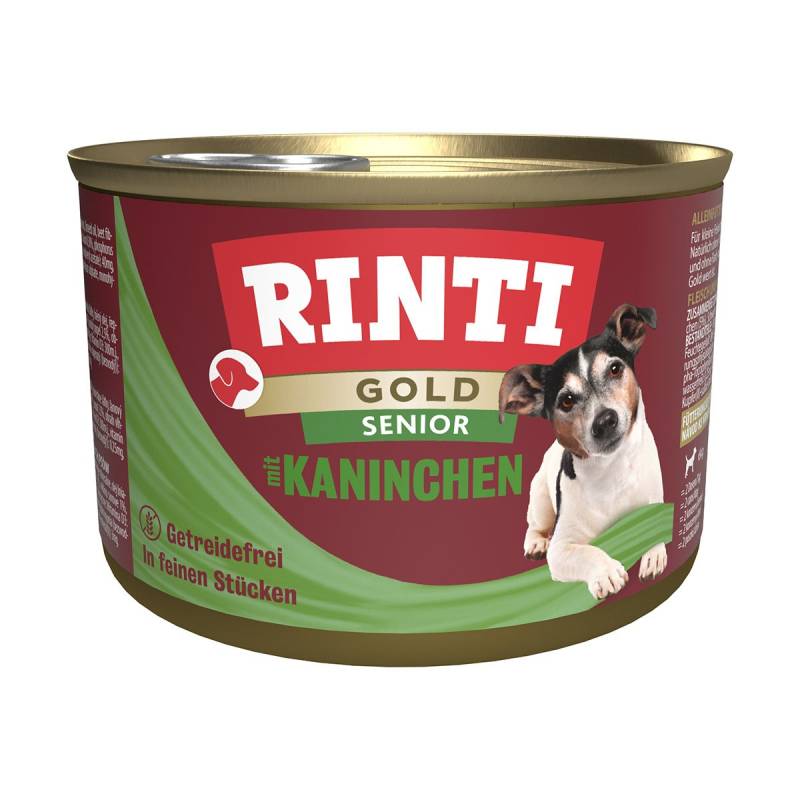Rinti Gold Senior mit Kaninchen 24x185g von Rinti