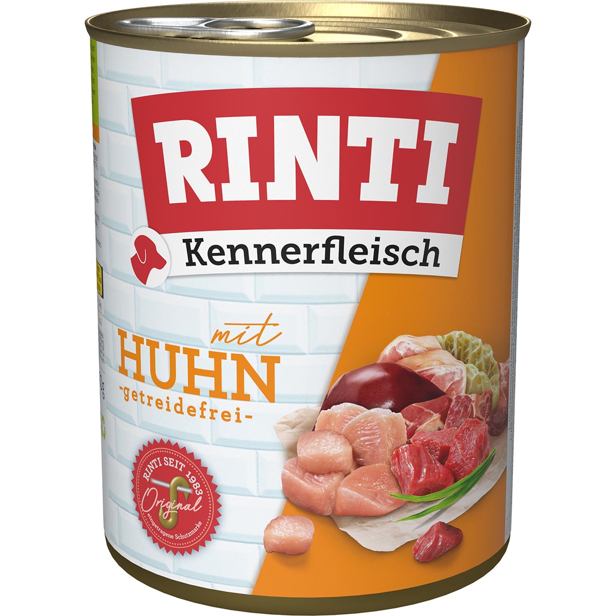 Rinti Kennerfleisch Huhn 24x800g von Rinti
