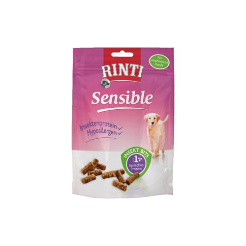 RINTI - Insekt Bits Hypoallergen | Hypoallergene, leicht verdauliche Snacks für Sensible, ausgewachsene Hunde. Getreide- und zuckerfreie Hundesnacks ohne Zusatzstoffe im Frischebeutel | 12x50g RINTI - Insekt Bits Hypoallergen | Hypoallergene, leicht verdauliche Snacks für Sensible, ausgewachsene Hunde. Getreide- und zuckerfreie Hundesnacks ohne Zusatzstoffe im Frischebeutel | 12x50g von Rinti