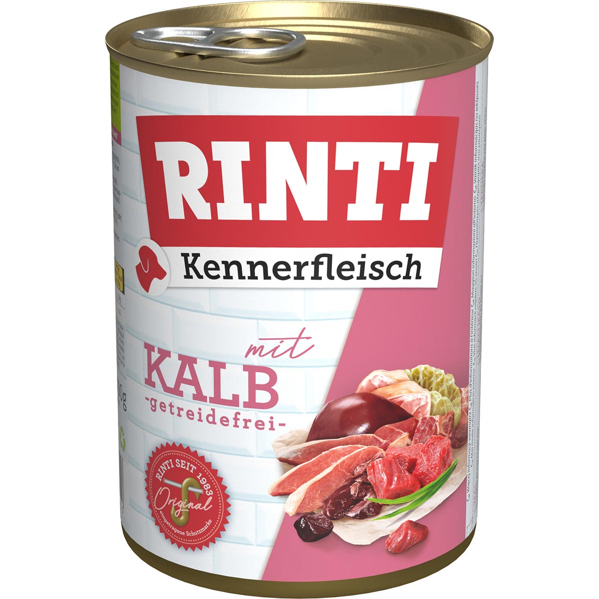 Rinti Kennerfleisch mit Kalb 24x400g von Rinti