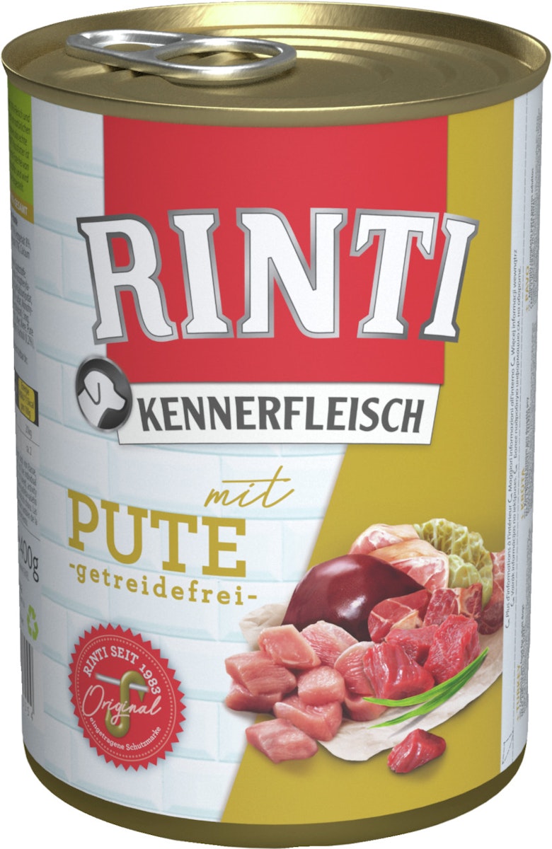 RINTI Kennerfleisch 400g Dose Hundenassfutter von Rinti