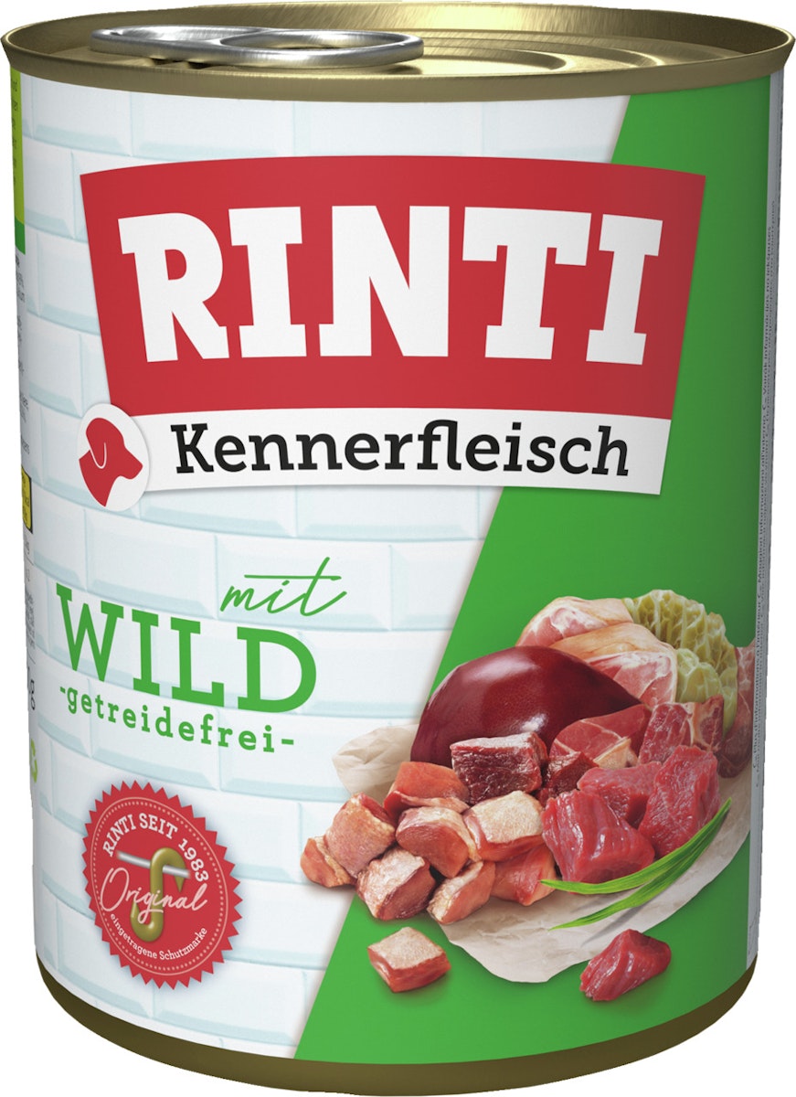 RINTI Kennerfleisch 800g Dose Hundenassfutter von Rinti