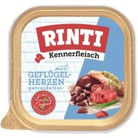 RINTI Kennerfleisch Nassfutter Hund, Adult, Schale 9x300 g Geflügelherzen RINTI Kennerfleisch Nassfutter Hund, Adult, Schale 9x300 g Geflügelherzen von Rinti